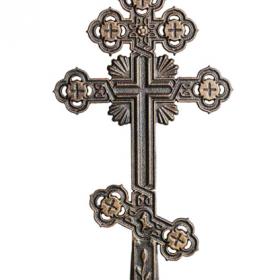 Крест литой надгробный средний